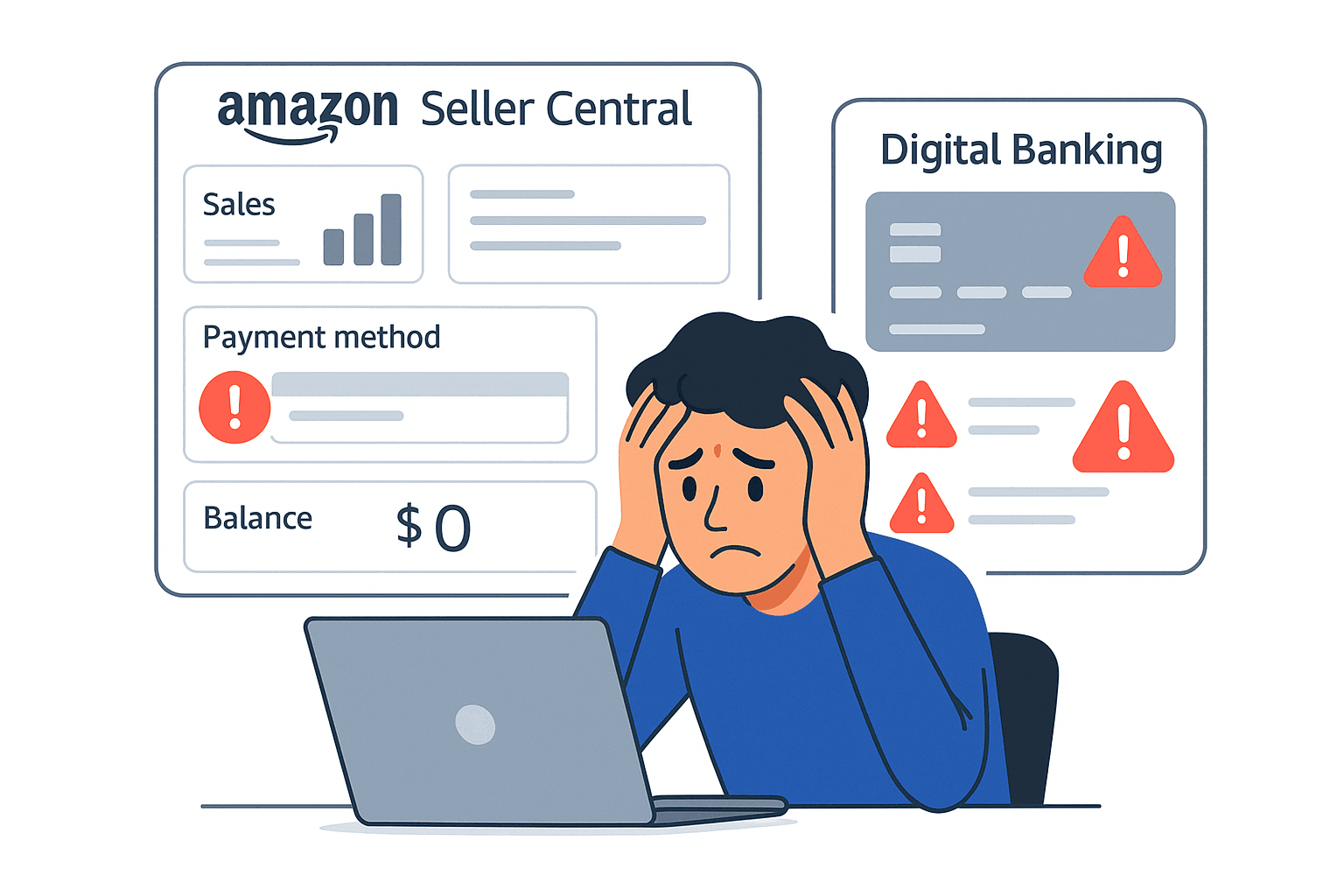 ¿Por qué Amazon desactiva cuentas por método de pago inválido?