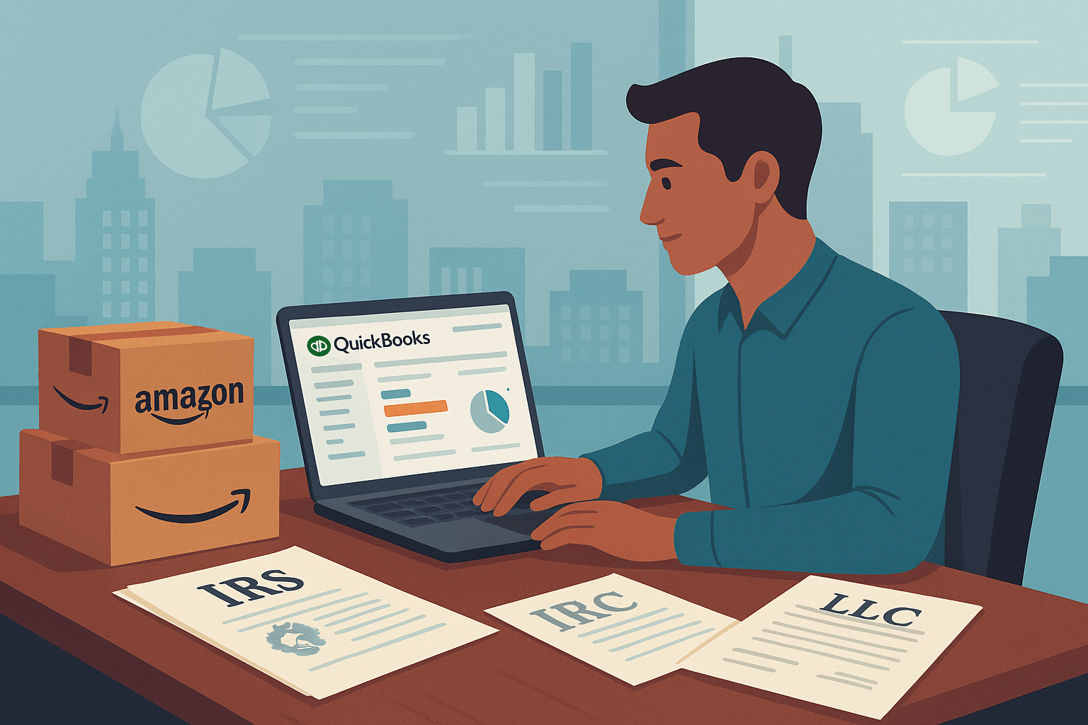 Amazon FBA y la Contabilidad de tu LLC como No Residente: Guía Completa con QuickBooks y Sachper Agency