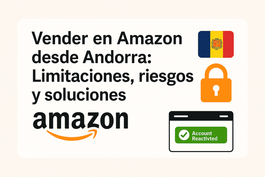 Descubre por qué Amazon bloquea cuentas de vendedores residentes en Andorra y qué soluciones existen para vender legalmente. Guía completa 2025.
