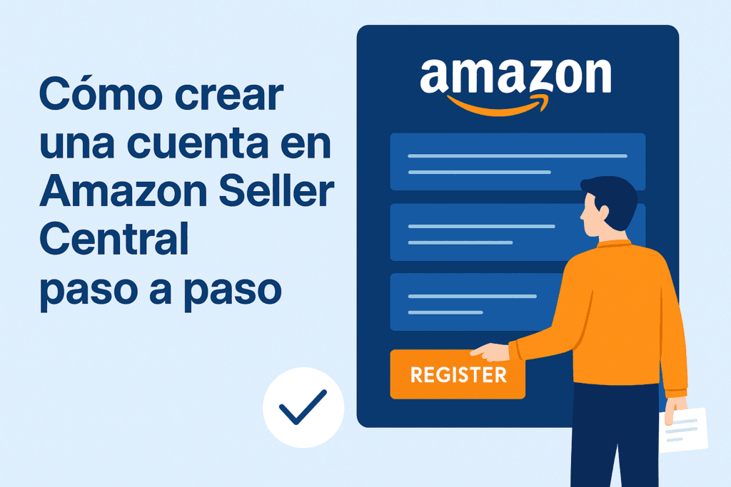 Cómo crear una cuenta en Amazon Seller Central paso a paso (y cómo evitar errores que pueden bloquearla)